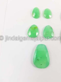 Chrysoprase Rose Cut Slices